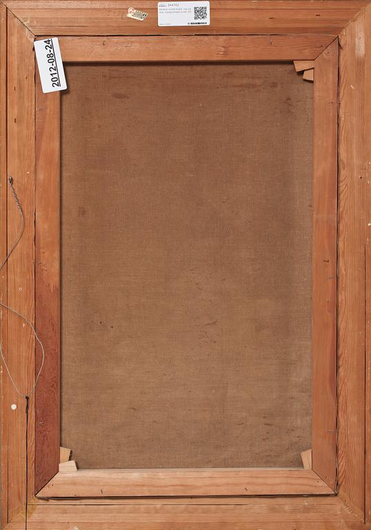 OKÄND KONSTNÄR, olja på duk, mongramsign o dat -83.