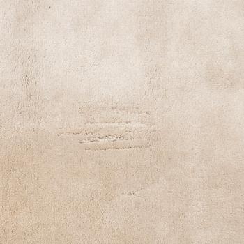 A hand tufted carpet, "Structured  Oatmeal", by lLayered ca 355 x 255 cm.