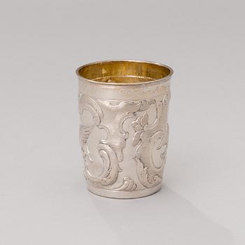 BÄGARE, silver, Moskva 1769, Krishev Fedor.