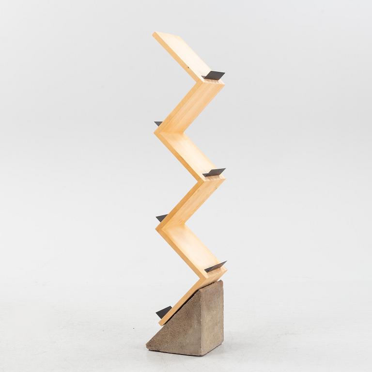 A 'Zink' magazine stand by Jonas Bohlin for Källemo, designed  1984.