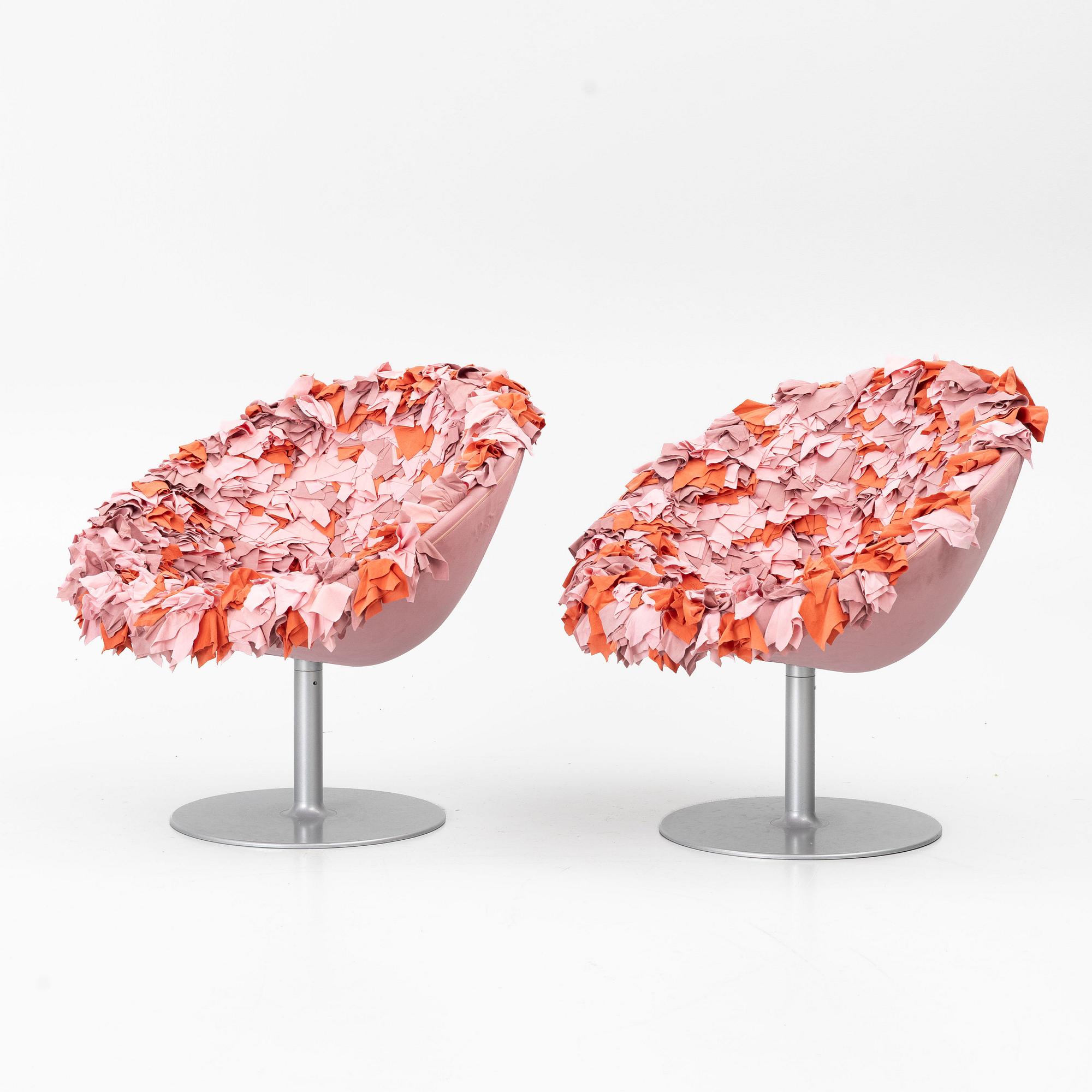 Tokujin Yoshioka, fåtöljer, ett par, "Bouquet chair", Moroso.