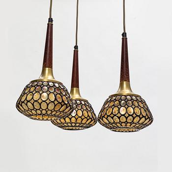 Ceiling lamp, Tr & Co, Norway, 1960s/70s.