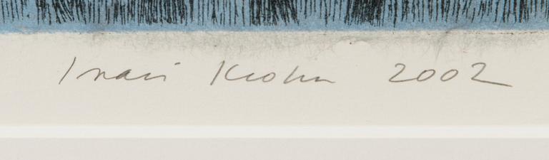 INARI KROHN, etching, signed and dated 2002, numbered 10/40.