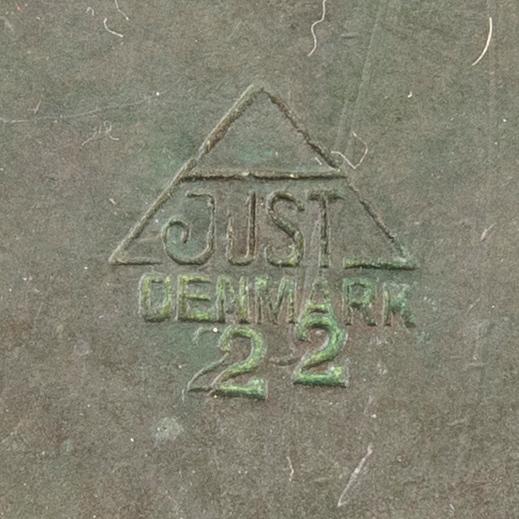 Just Andersen, cups, 3 pcs, Denmark, first half of the 20th century.