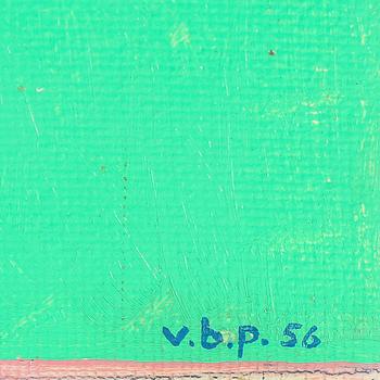 VILHELM BJERKE-PETERSEN, pannå, signerad v.b.p och daterad -56.