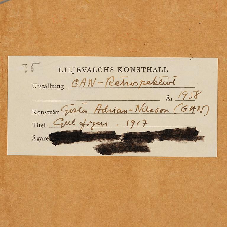 Gösta Adrian-Nilsson, "Gul Figur".