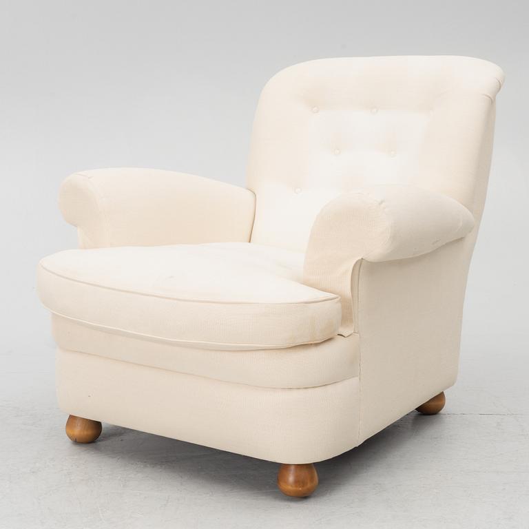 Josef Frank, a model 366 armchair, Firma Svenskt Tenn.