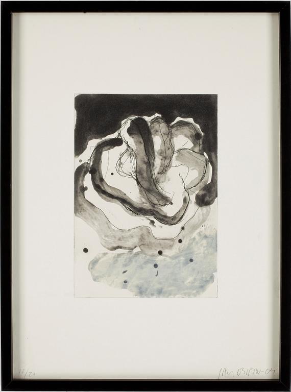 PAUL OSIPOW, etsning, signerad o numrerad 12/20.