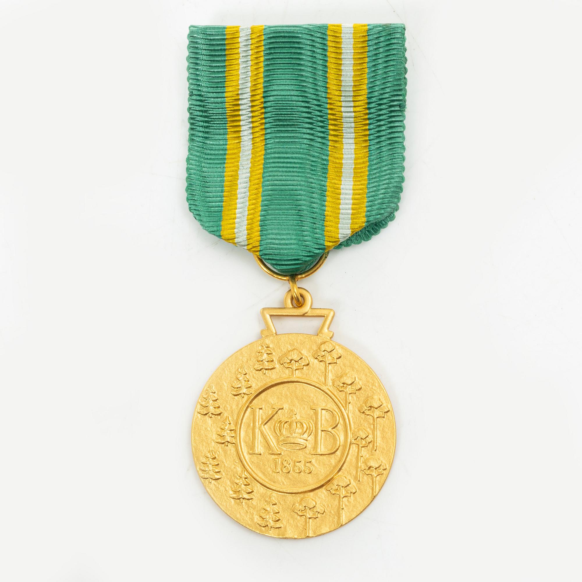 An 18K gold medal, Sporrong, Stockholm 1958.