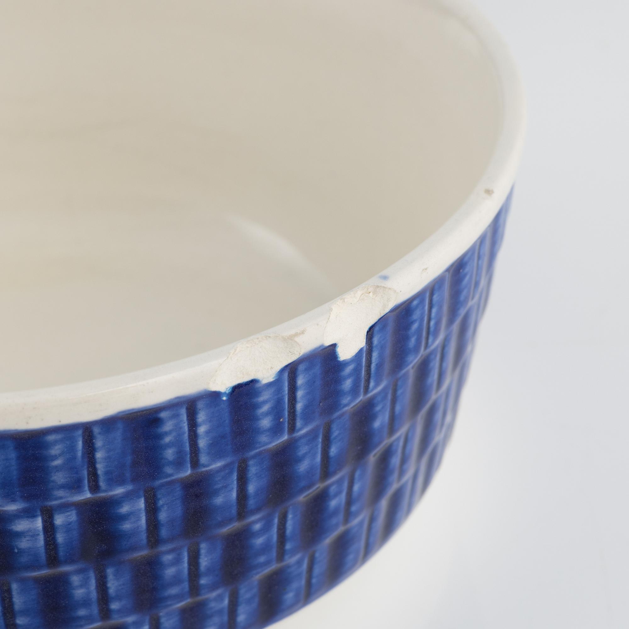 Hertha Bengtson, a 52-piece 'Koka Blå' dinner service, Rörstrand, Sweden.