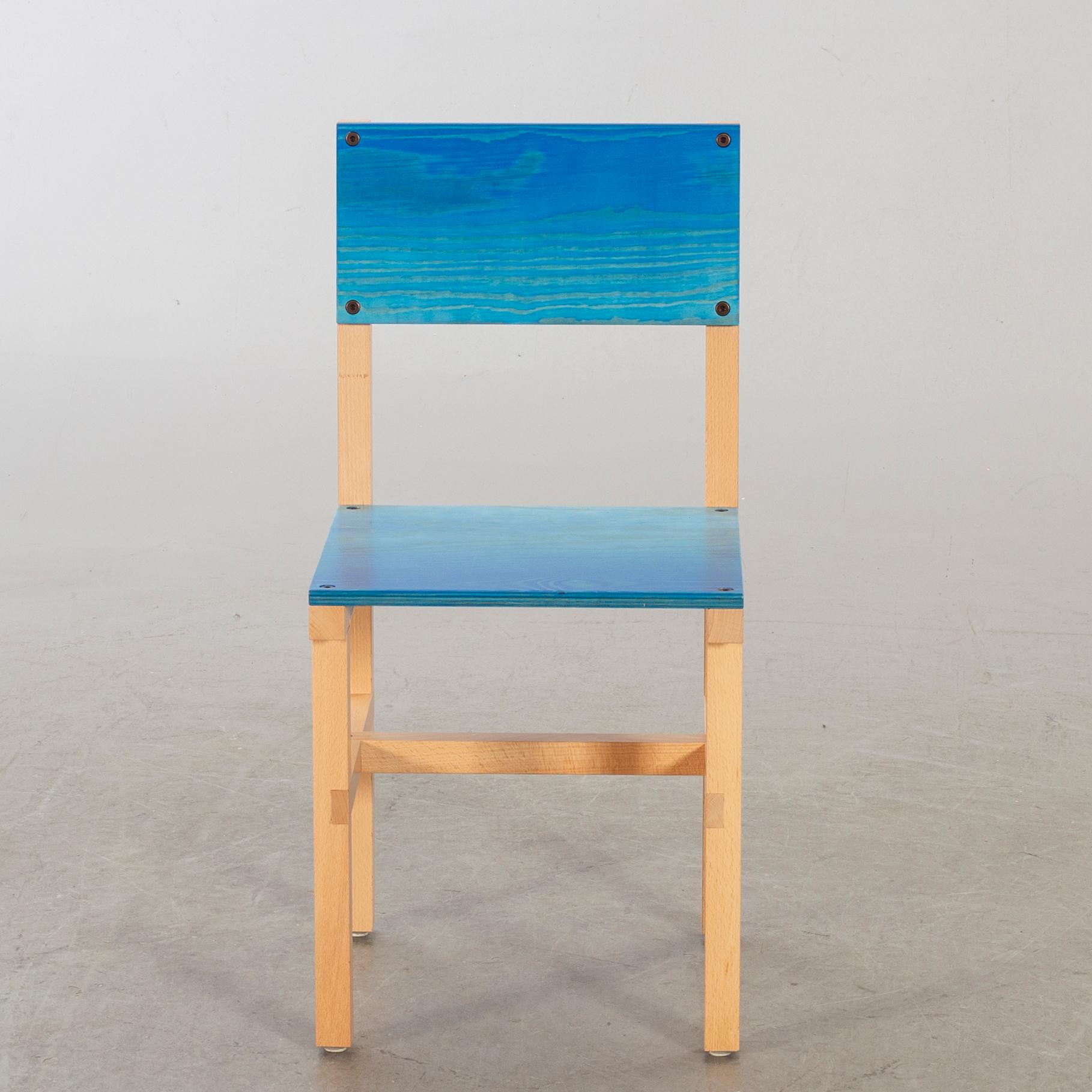 FREDRIK PAULSEN, "Röhsska"Designbaren, chair, Blå Station 2020, Chair 35/102.