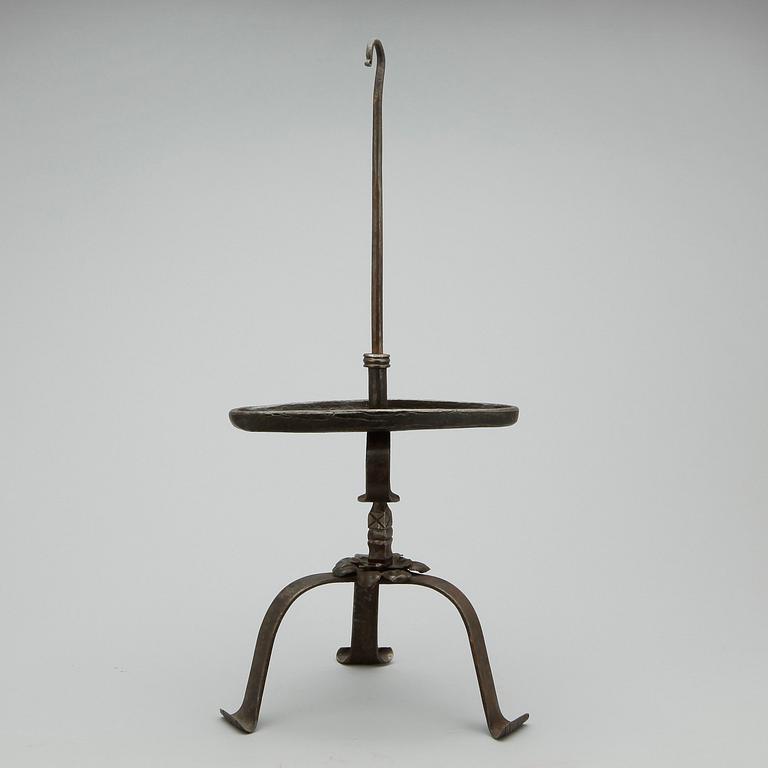 LJUSSTAKE/OLJELAMPA, 1600/1700-tal.