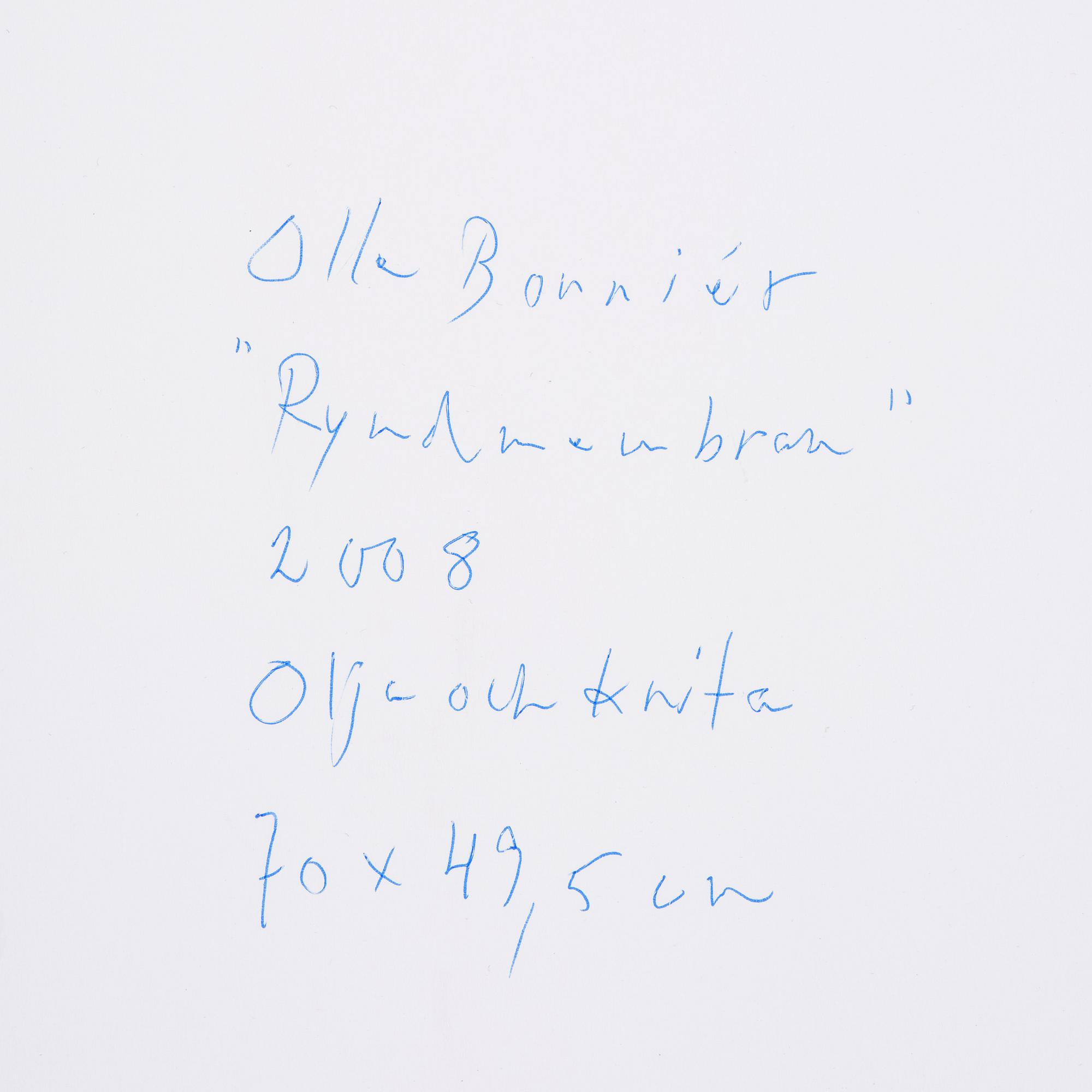 Olle Bonniér, "Rymdmembran".