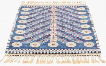 Marianne Richter, a carpet, "Blå trädet", knotted pile, ca 117,5 x 85 cm, signed AB MMF MR.