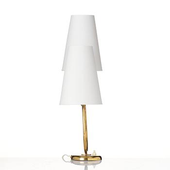 Harald Notini, bordslampa, modell "15416", Arvid Böhlmarks Lampfabrik, Stockholm, 1940-tal.