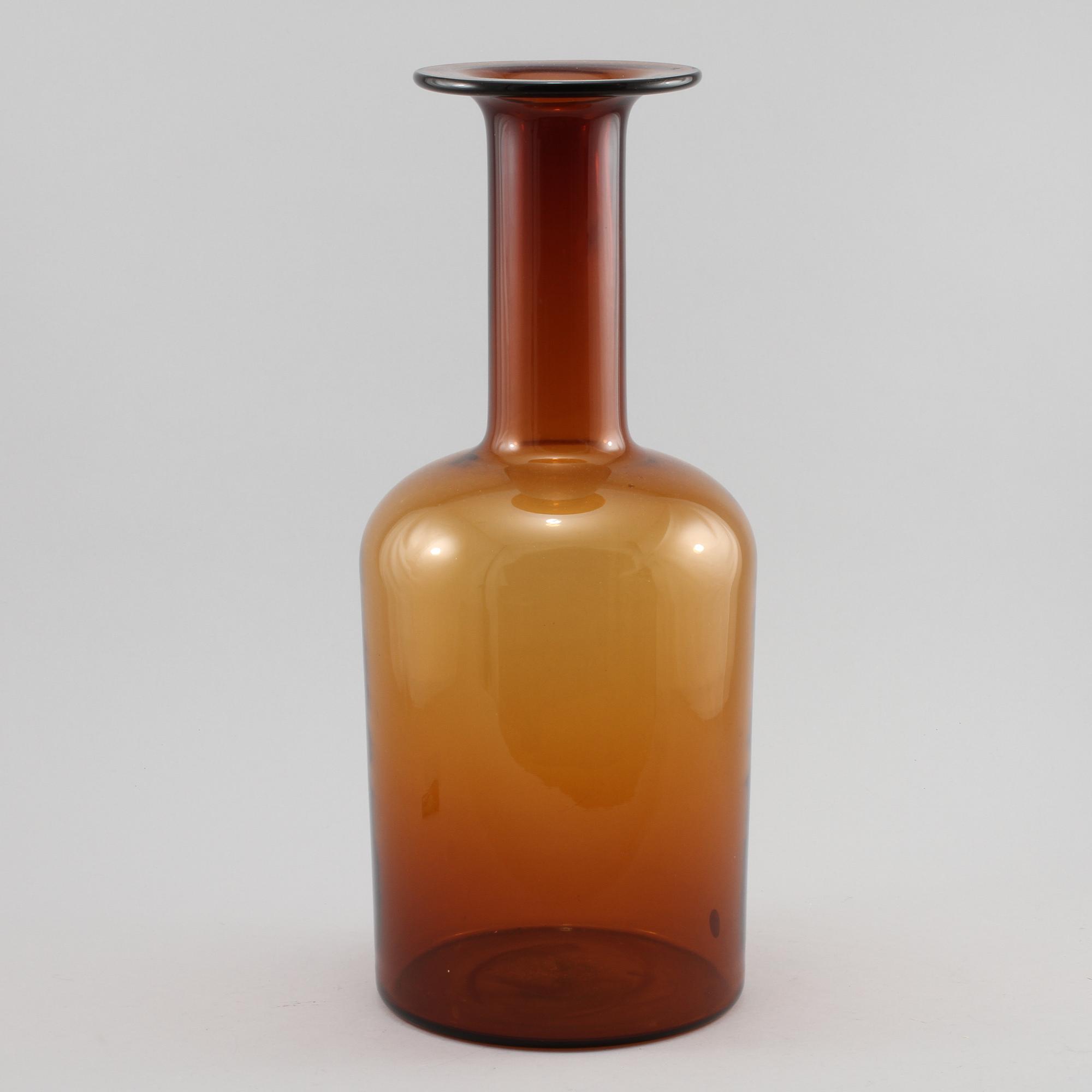 VAS, glas, Otto Brauer, Holmegaard, 1970-tal.