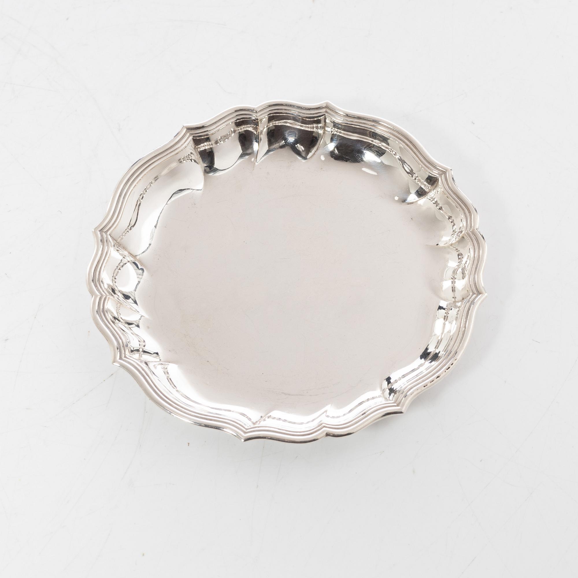 Coasters, 11 st, silver, Danmark, 1925-38.