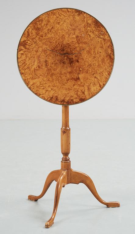 A Swedish 18th Century tilt-top table by J. Sjölin.