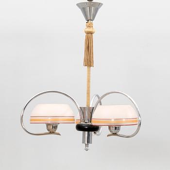 Taklampa Art deco 1930/40-tal.