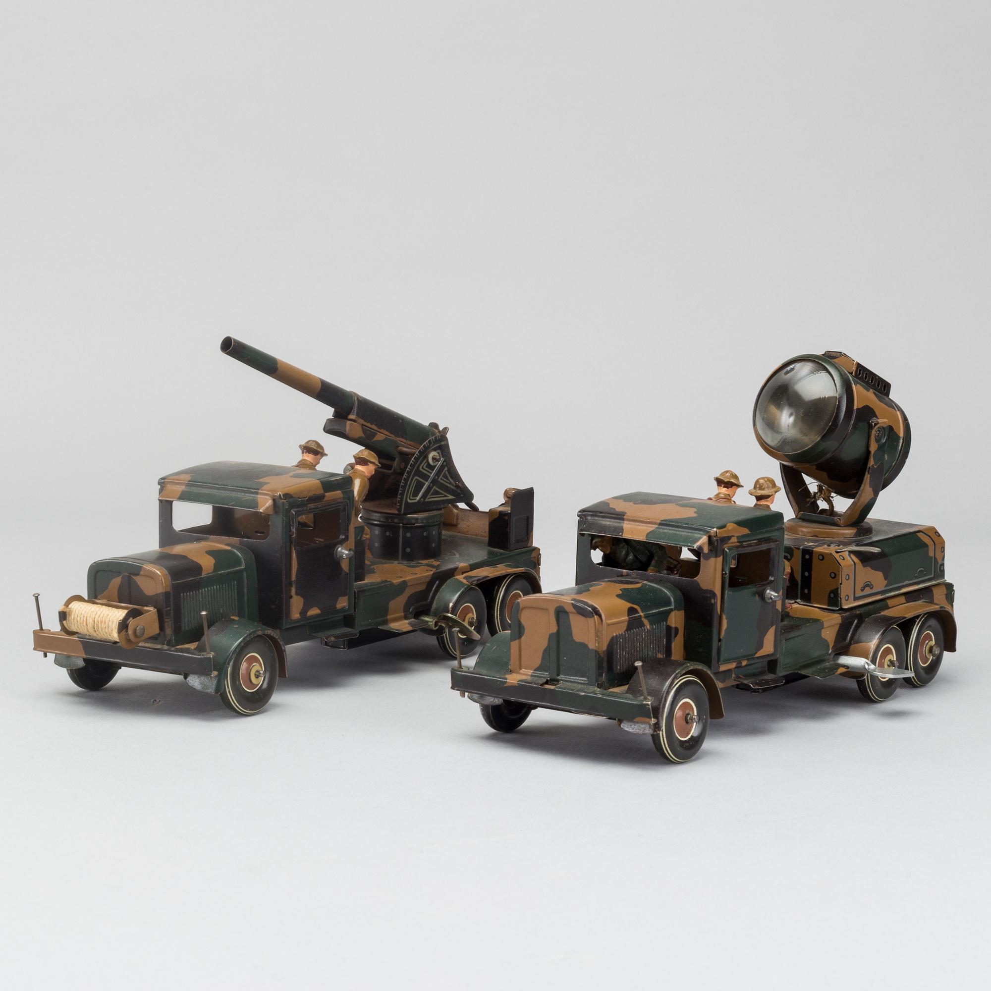 TWO TIPP & CO MILITARY   VEHICLE FROM 1935-42 GERMANY.