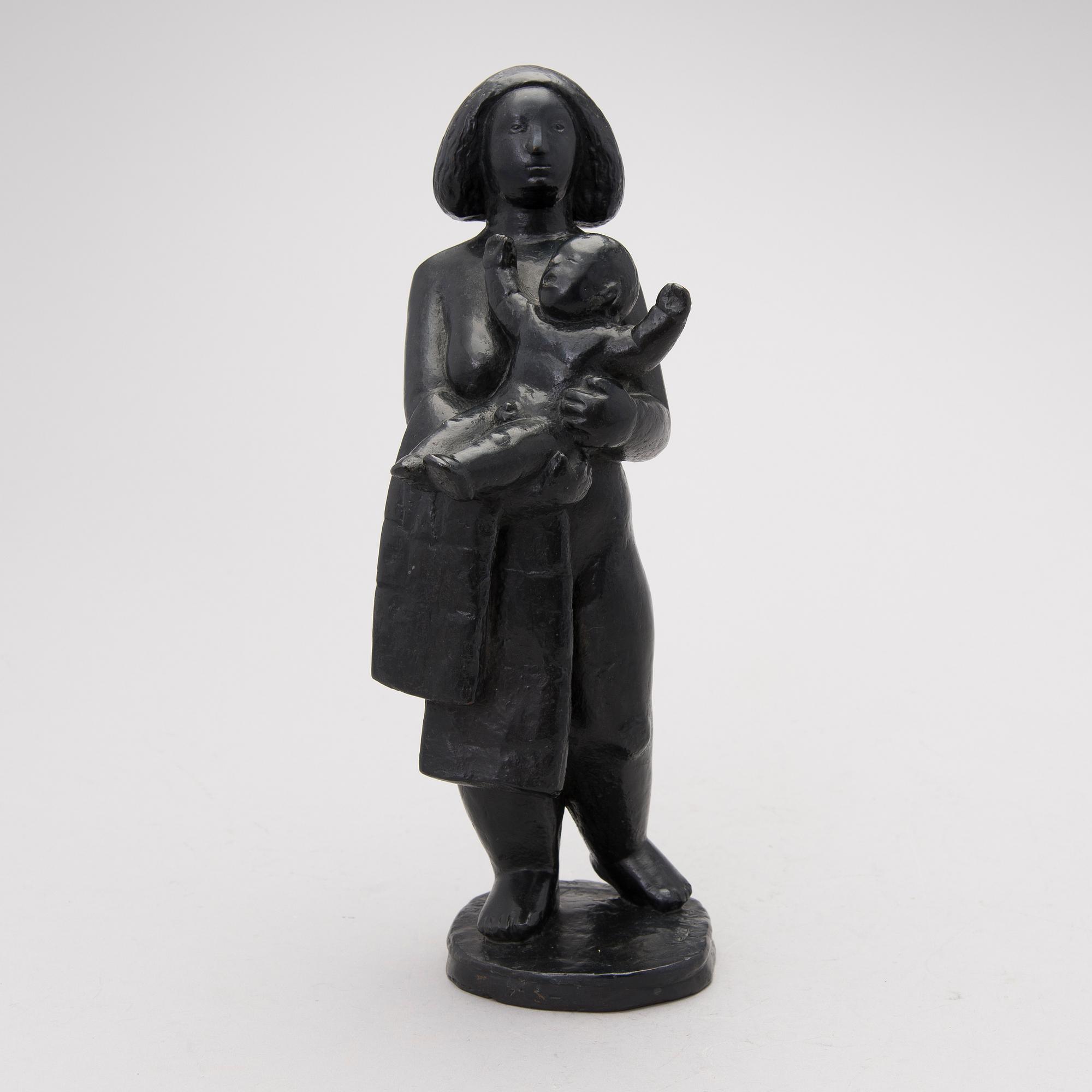 HEIKKI KONTTINEN, skulptur, brons, signerad, daterad 1974 och numrerad 7/10.