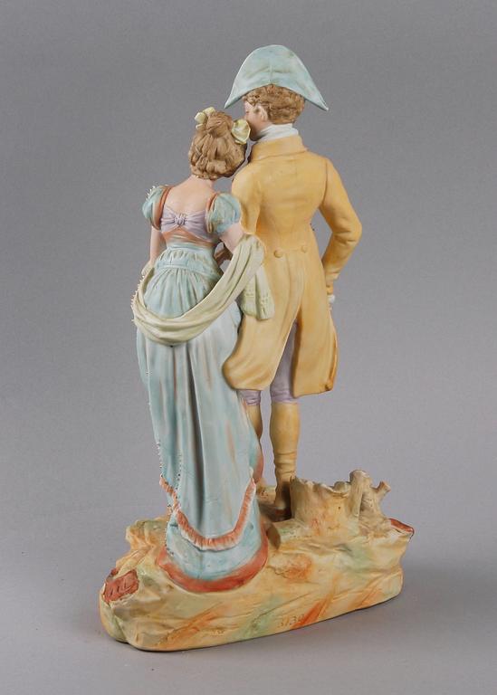 FIGURGRUPP, biskviporslin, 1900-talets senare del.