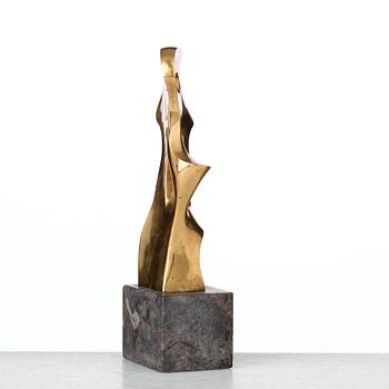 CHRISTIAN BERG, Polished bronze.Signed C.B. Copy no 1. (Edition of 5). The motif conceived 1972.