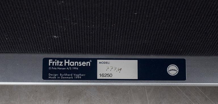 KARMSTOL, Burkhard Vogtherr för Fritz Hansen.
