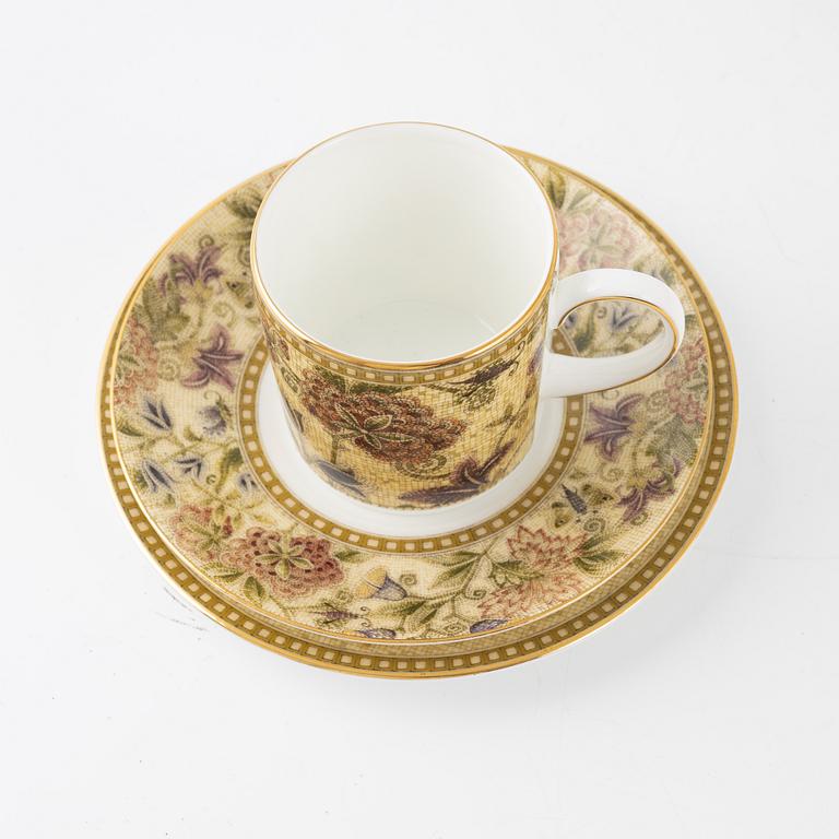 Kaffeservis, porslin, 15 delar, "Floral Tapestry", Wedgwood, sent 1900-tal.