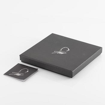 Tapio Wirkkala, pendant with chain "Moon Slice", sterling silver, for Kultakeskus.