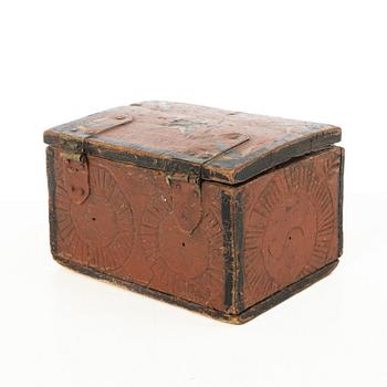 Boxes, 3 pcs, folk art, 19th century.