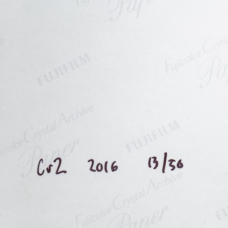 CAJSA VON ZEIPEL, photograph signed and numbered 13/50 on verso.