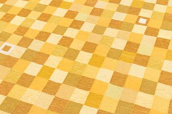 Ingrid Hellman-Knafve , a carpet, flat weave, c 235 x 170 cm, signed IHK.