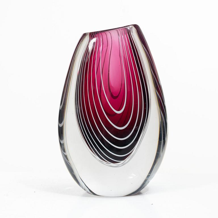 Vicke Lindstrand, vas, glas, Kosta, modell 1114, 1950-tal.