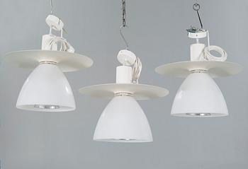 Three "Quickly 2292" ceiling lamps, designed by Peo Ström for Aspeqt.