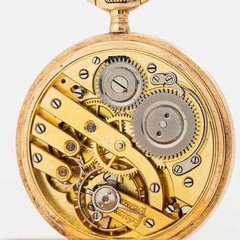 Georges Favre-Jacot, ladie's pocket watch, hunter case, 33 mm.