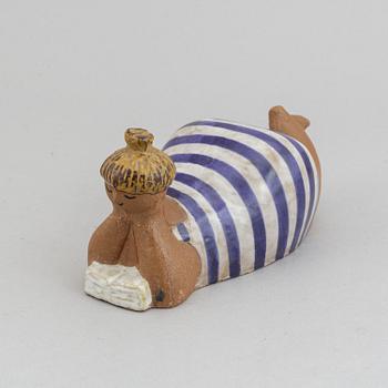 Lisa Larson, a stoneware figurine, 'Beata' from the series "ABC-flickorna", for Gustavsberg.