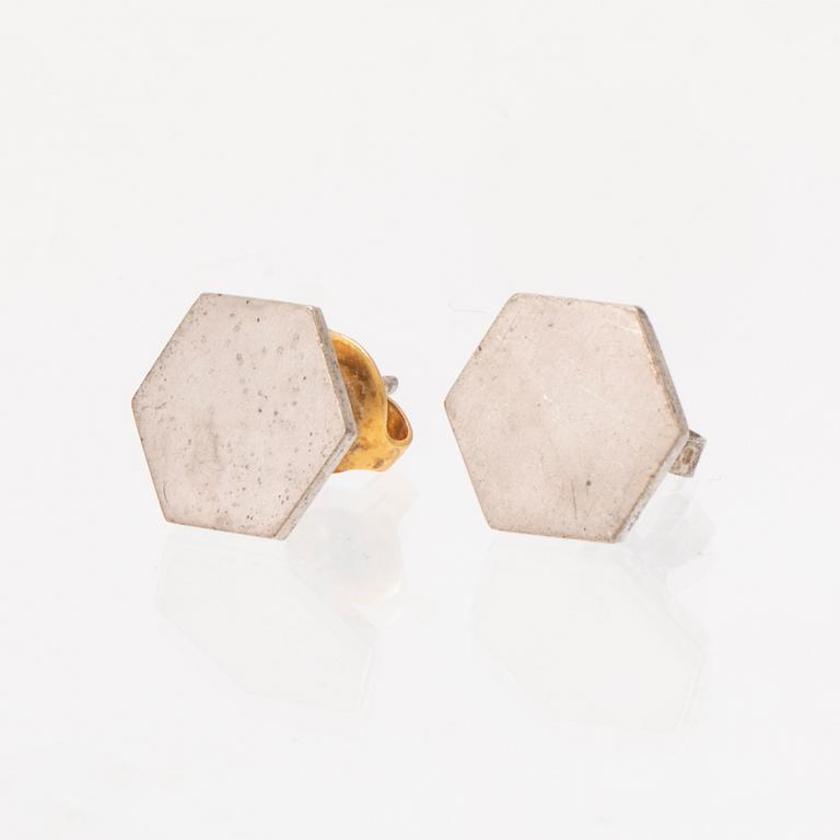 Wiwen Nilsson örhängen silver 1966.