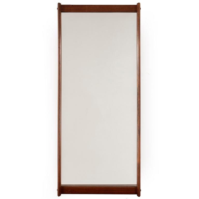 AKSEL KJERSGAARD, a rosewood mirror and chest of drawers from Odder, Denmark, 1960's.