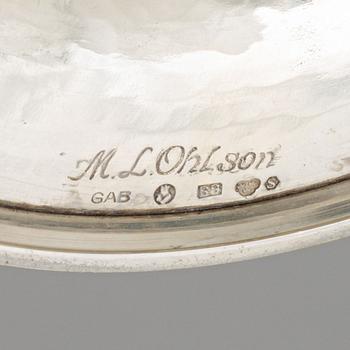 A Swedish Silver Footed Bowl, mark of Maja-Lisa Ohlson, Guldsmedsaktiebolaget (GAB) Stockholm 1928.