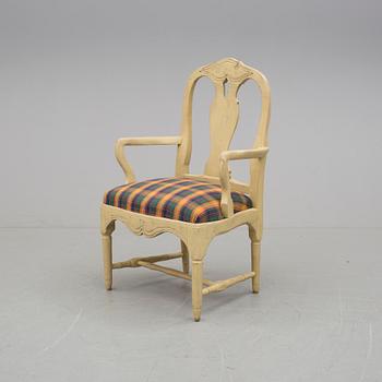 KARMSTOL, rokoko, 1700-talets andra hälft.