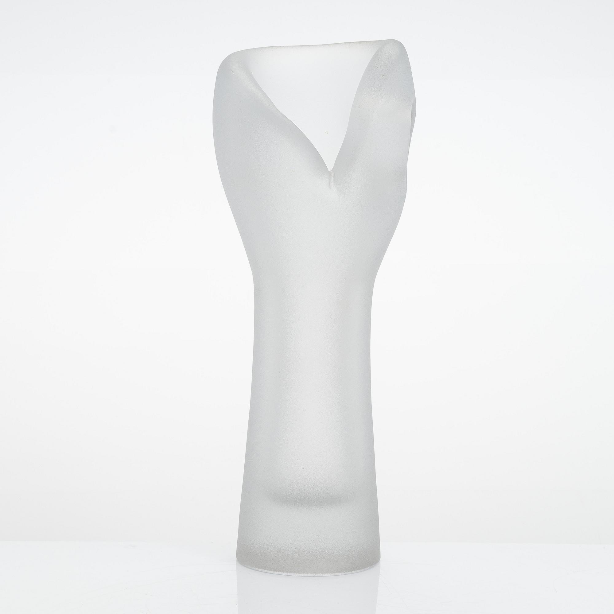 Timo Sarpaneva, vas, glas, signerad Timo Sarpaneva Iittala -56.