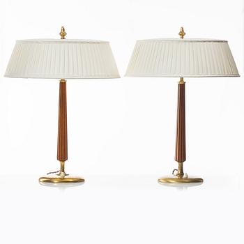 Bertil Brisborg, a pair of table lamps model "32929", Nordiska Kompaniet 1950s.