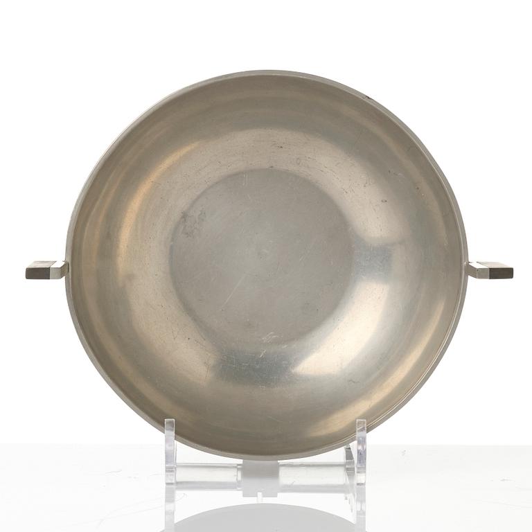 Guldsmedsaktiebolaget (GAB), tobacco jar and bowl, Stockholm, 1930s.
