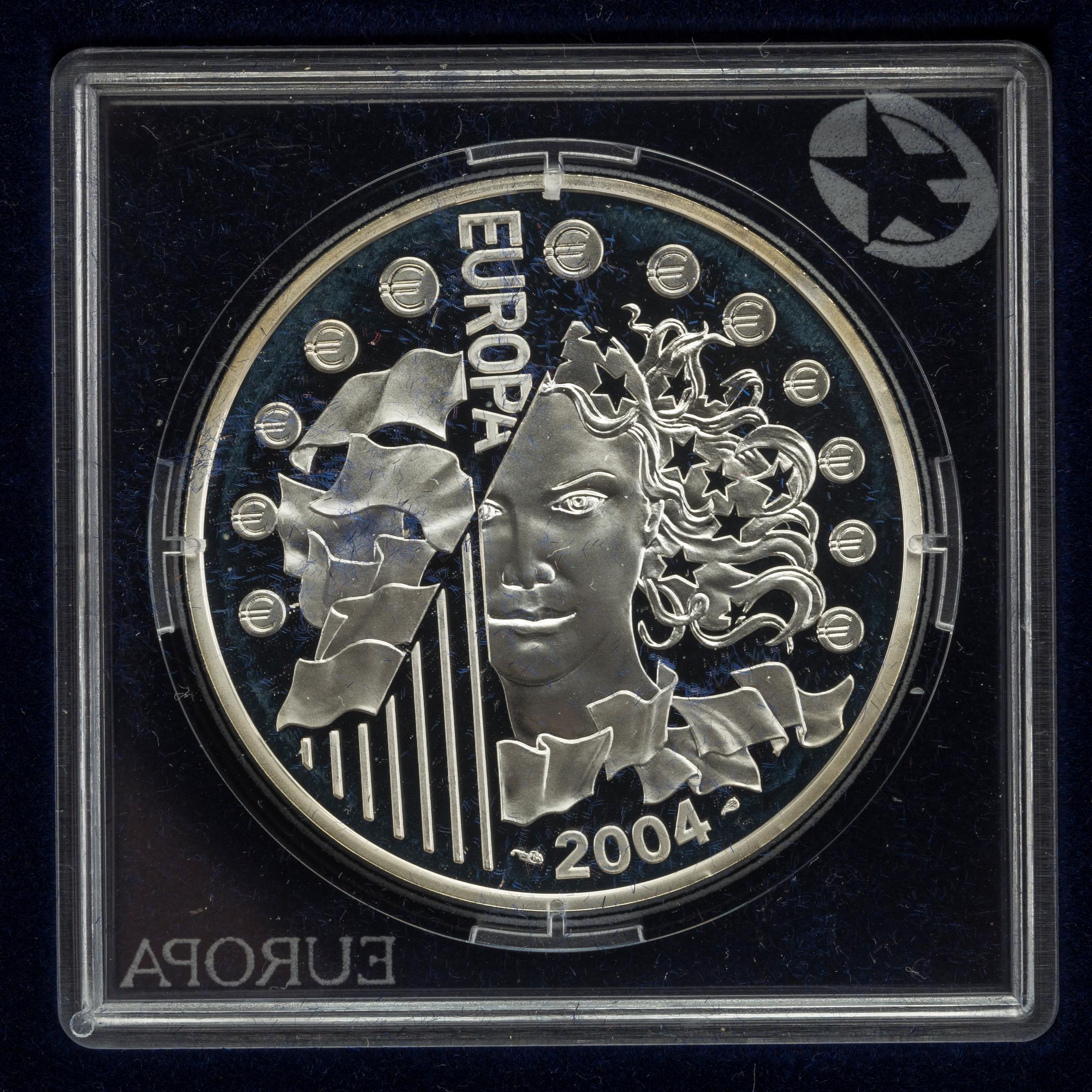 MINNESMYNT, 12, st, silver "Europa" Officiella Europamynt.
