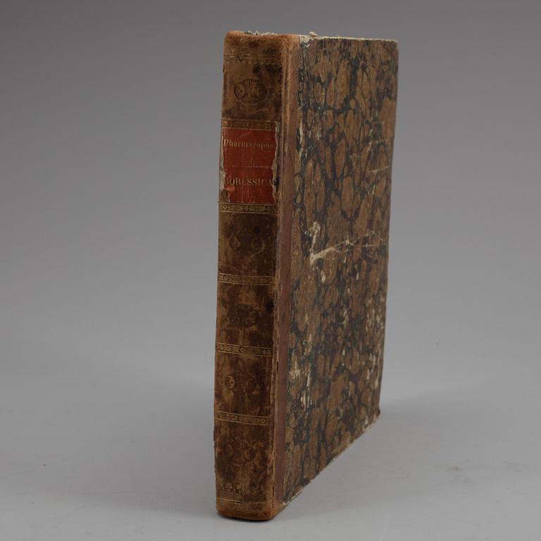 BOK: PHARMACOPOEA Borussica oder Preussische Pharmacopé" av Carl Wilhelm Juch, Nürnberg 1808.