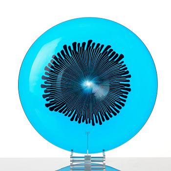 Ludovico Diaz De Santillana, a 'Cannette' glass dish, Venini, Murano, Italy c. 1960.