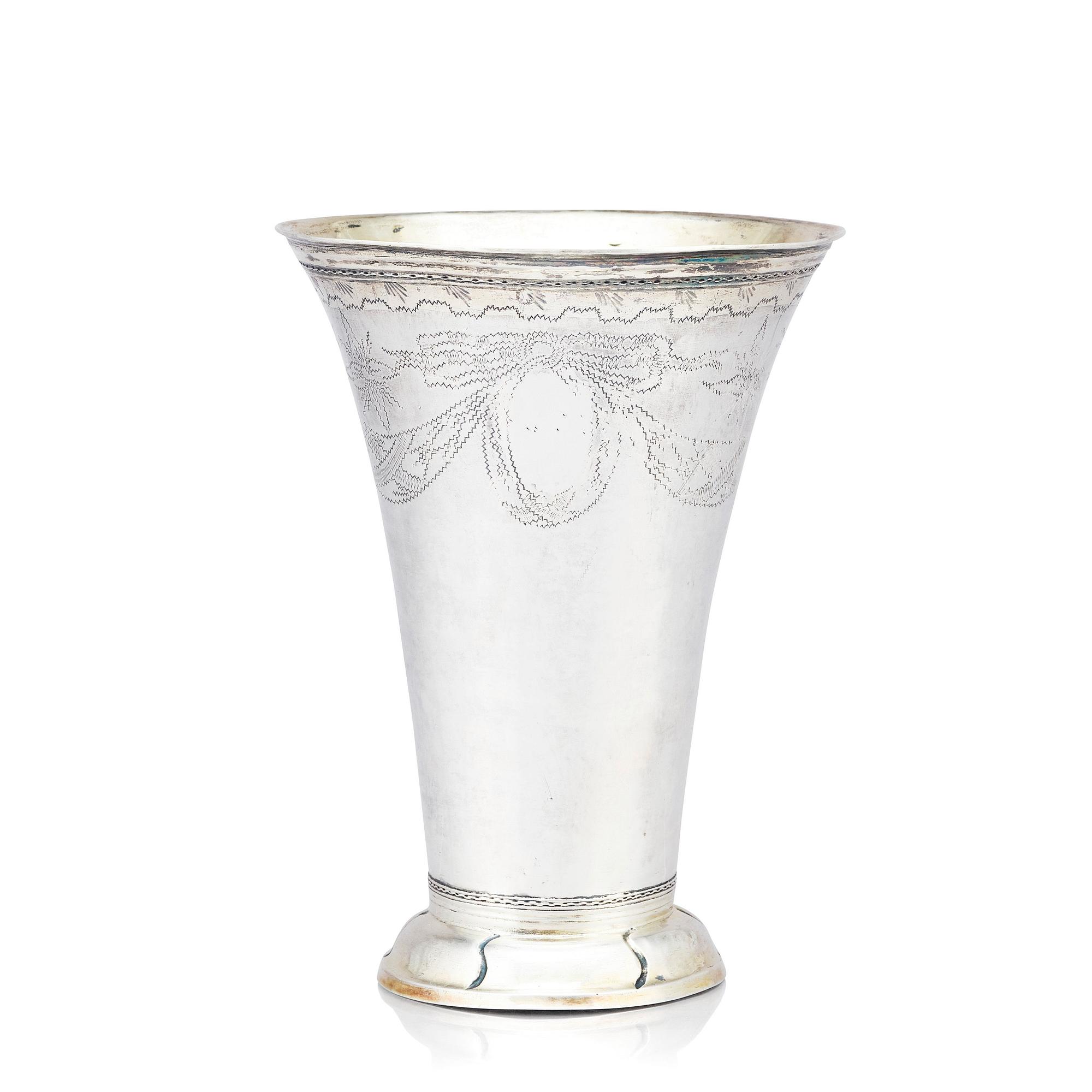 A Swedish 18th Century silver beaker, possibly Mikael Sedelin (1788-1807 (1809)), Sundvall 1794.