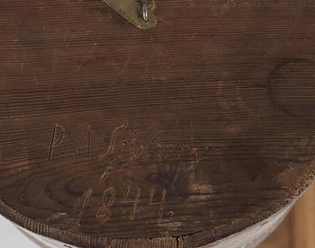 An English circa 1700 longcase clock, dial signed "Simon De Charmes London".