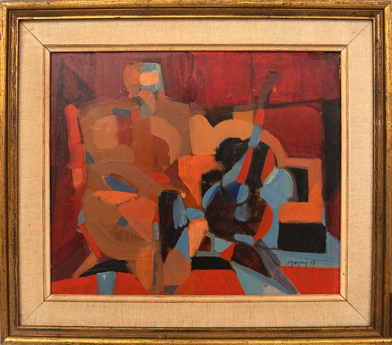 Ivar Morsing, "Man with Guitar," 1957.